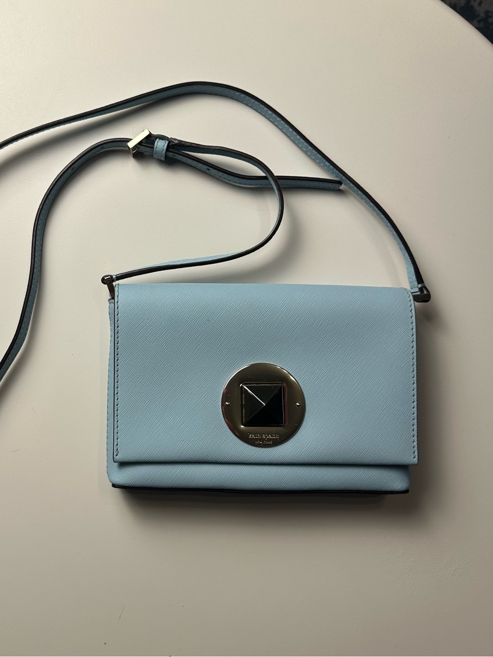 Kate Spade Staci crossbody bag in light blue